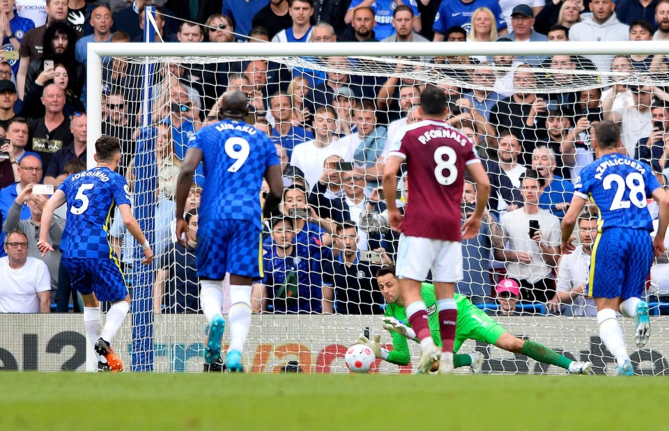 The midfielder had a penalty saved against the Hammers on Sunday