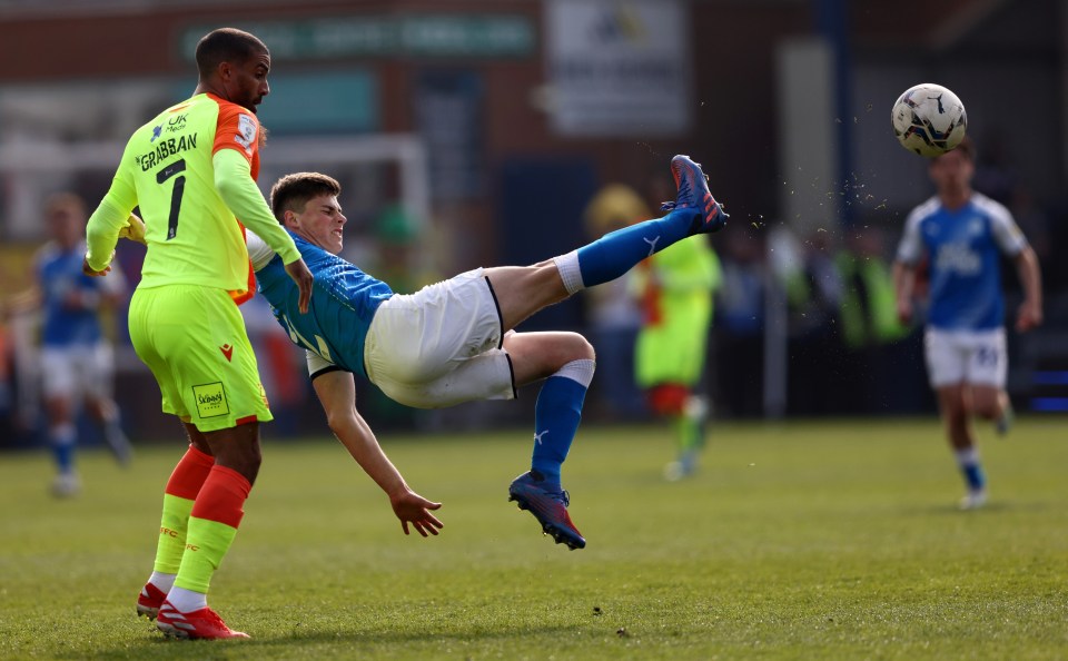 PoPeterborough's Ronnie Edwards (right) is destined for big things