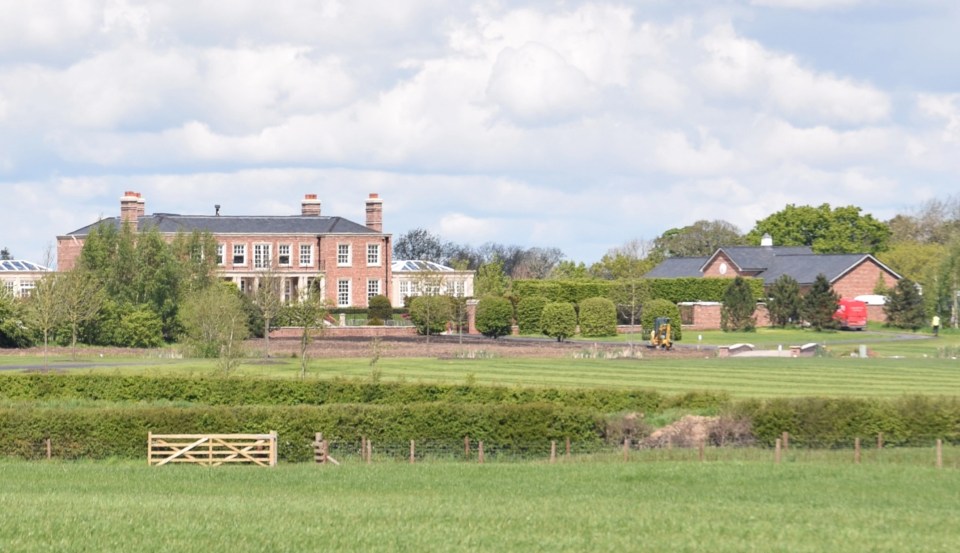 Rooney's £20million Cheshire mansion was finally completed last year