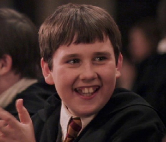 Matthew Lewis appearing as Neville Longbottom in an early film