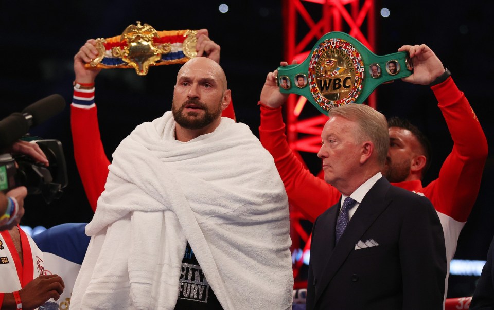 Tyson Fury and Hall of Fame promoter Frank Warren