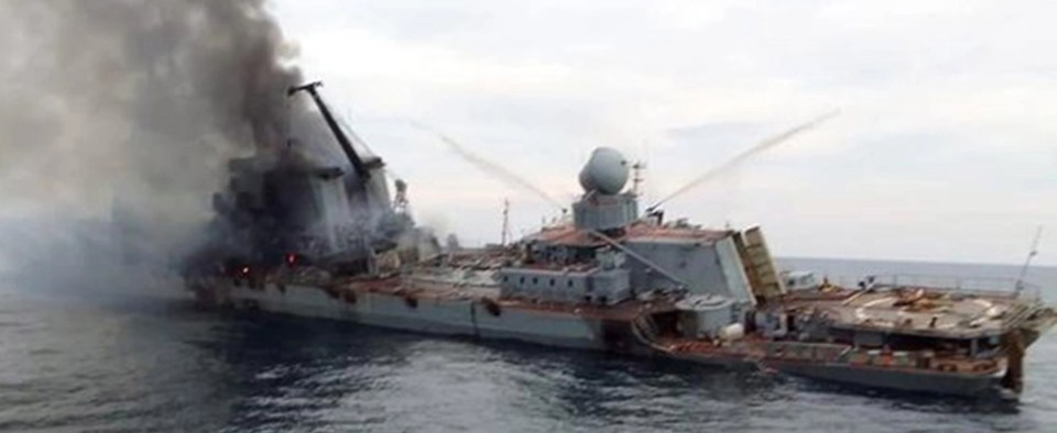 Russia’s flagship Moskva was sunk last week in a surprise attack