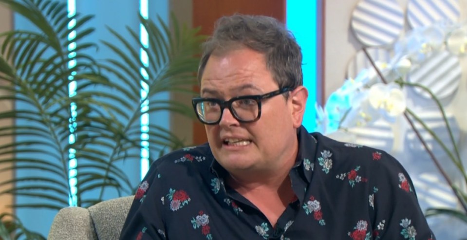 Alan Carr spoke to ITV's Lorraine Kelly today about his divorce