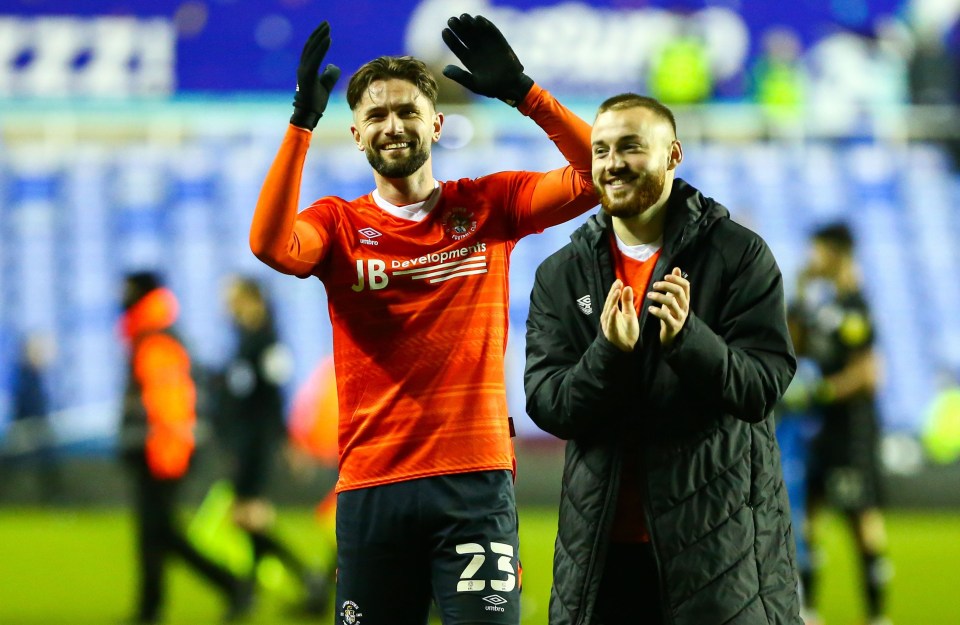 Experienced midfielder Henri Lansbury is loving his role at Luton Town