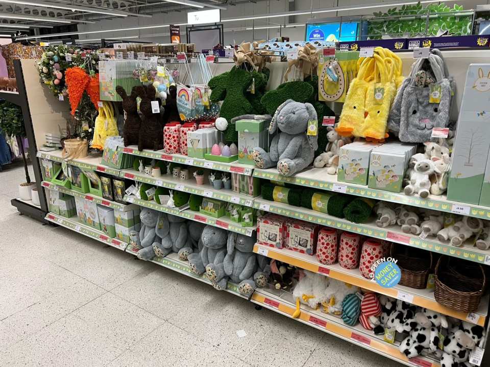 The shelves in one Sainsbury's store were lined with bargains