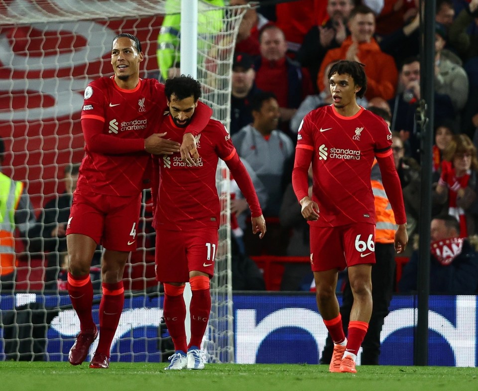 Virgil van Dijk, Mohamed Salah and Trent Alexander-Arnold will need to be on top form