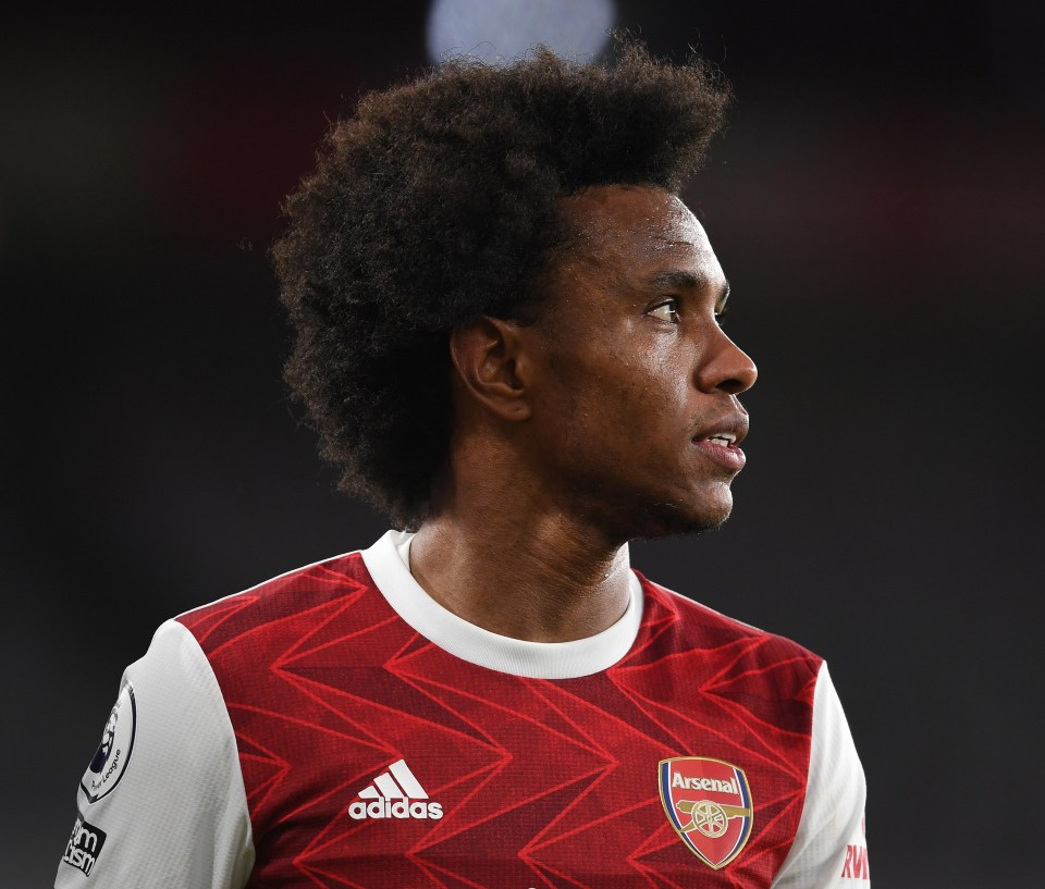 Willian endured a miserable spell at Arsenal