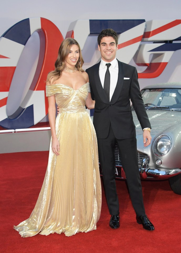 Lance Stroll and Sara attended a red carpet premiere together last year