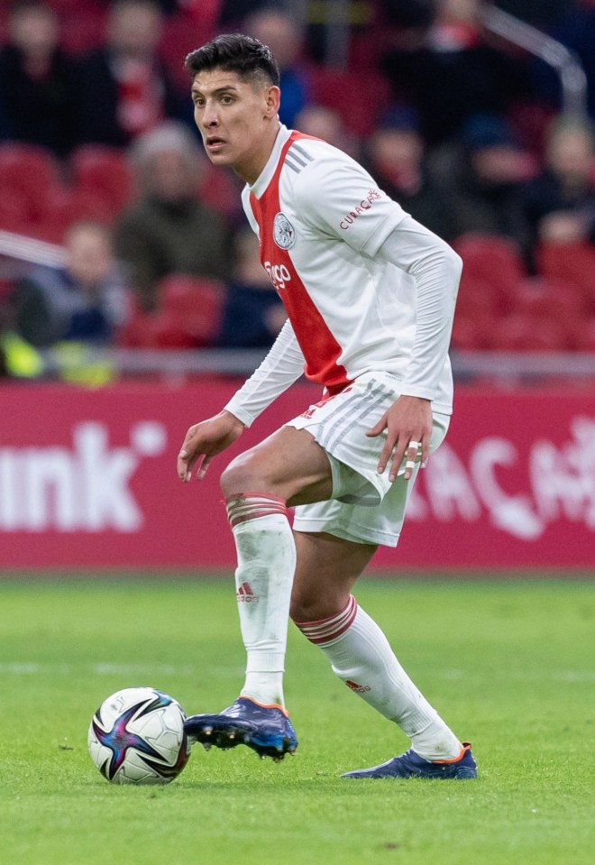 The Argentine midfielder has impressed in the Eredivisie and the Champions League this season