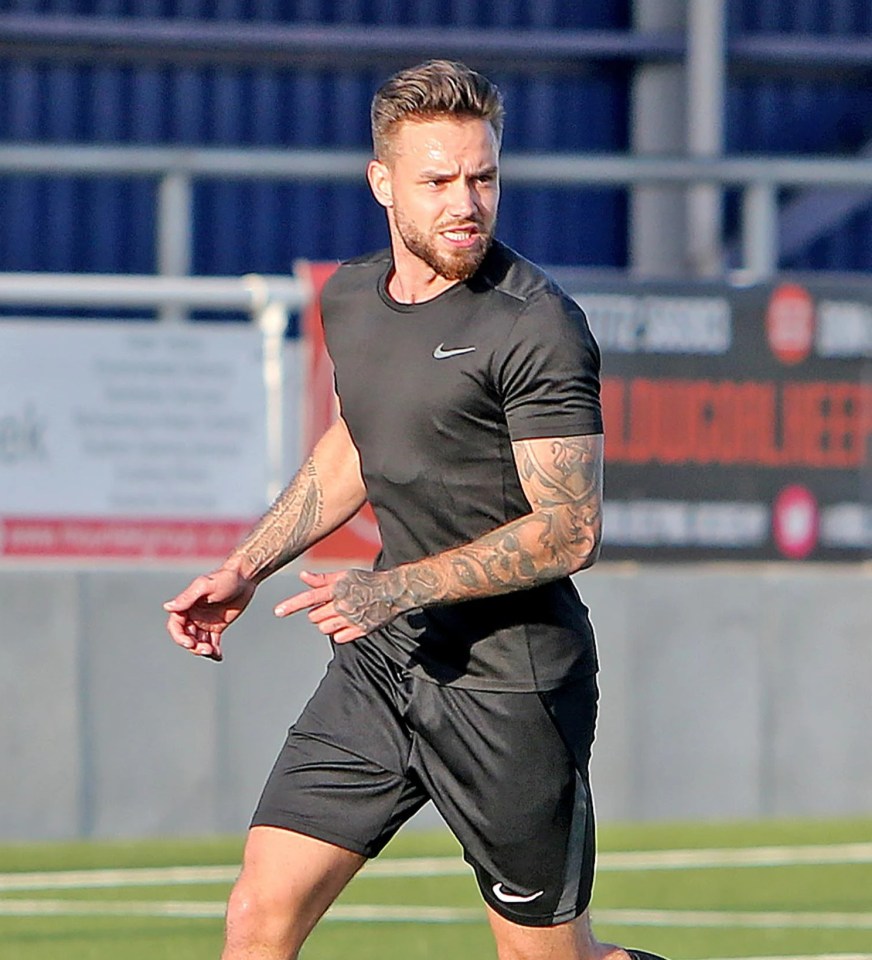 Liam is the captain of the England team at this year's Soccer Aid