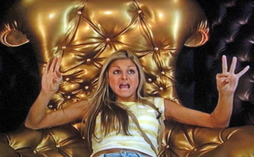 Nikki in the Big Brother Diary Room during the 2006 series