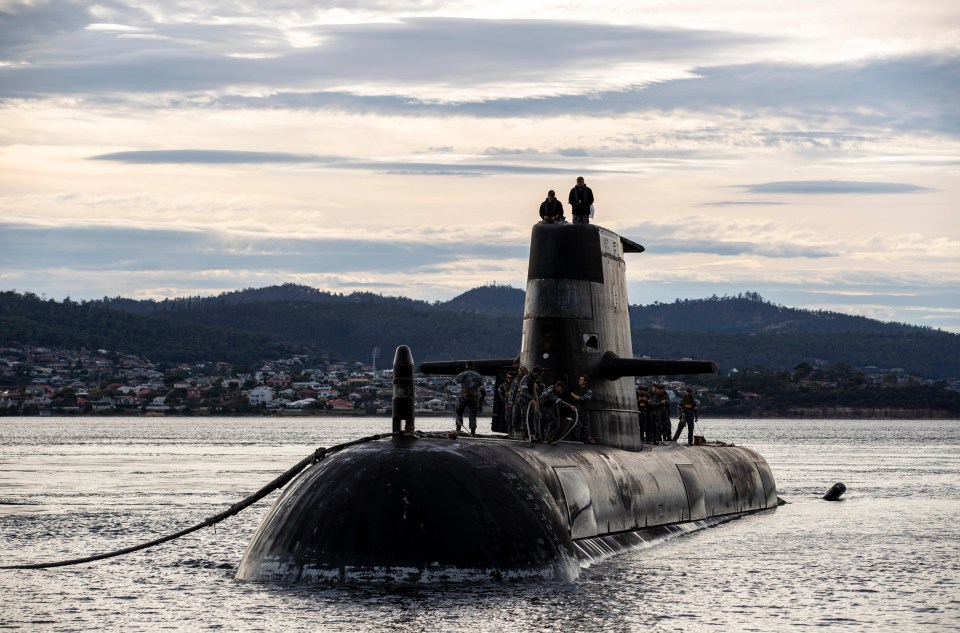 The leaders said they were "pleased with the progress" Australia was making to get nuclear-powered submarines