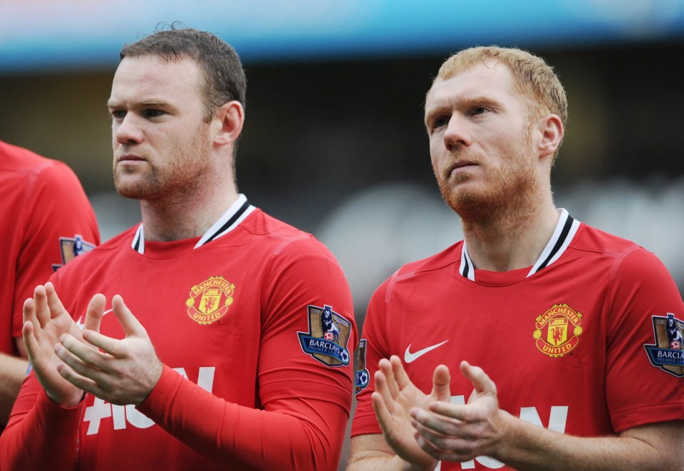 Both pundits also chose Paul Scholes (right) to be inducted