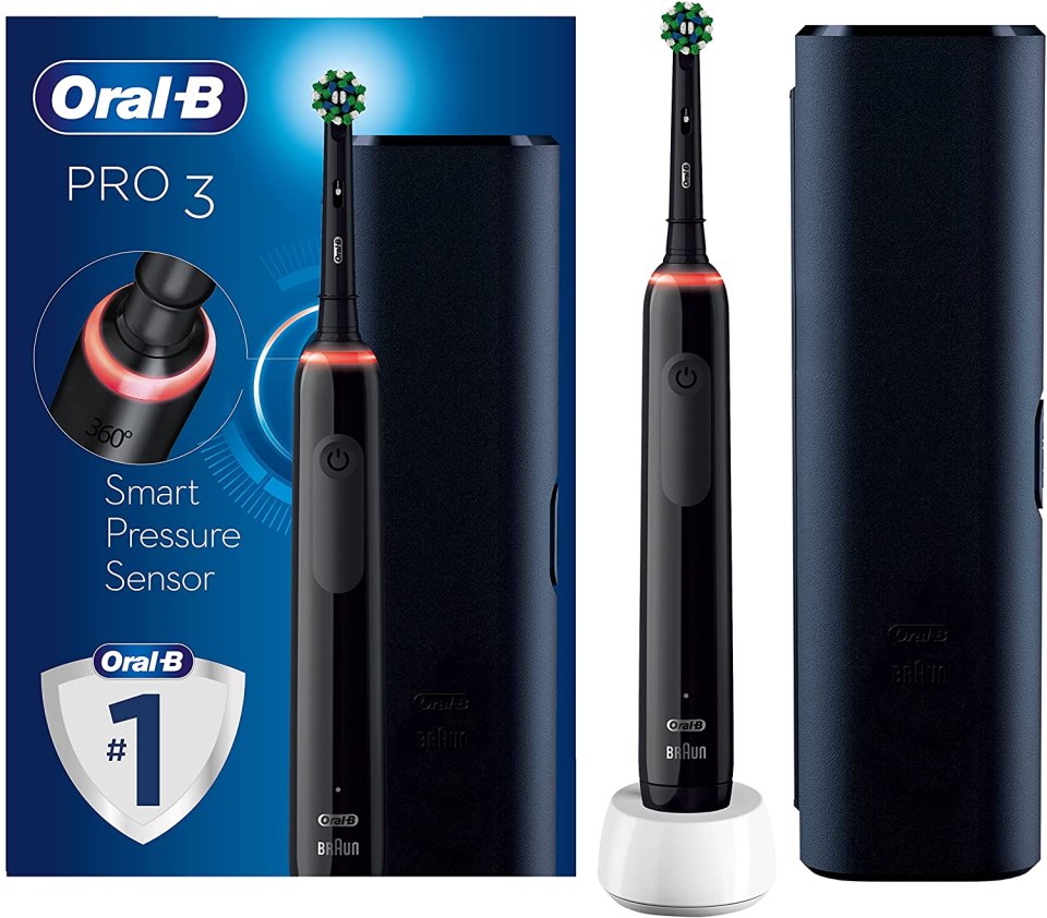 Pick up the Oral B electric toothbrush for better than half price in the Amazon sale