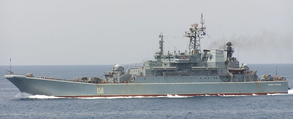 The Caesar Kunikov landing ship