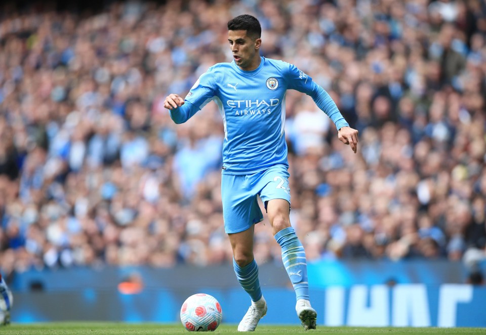 Joao Cancelo now stars for Manchester City