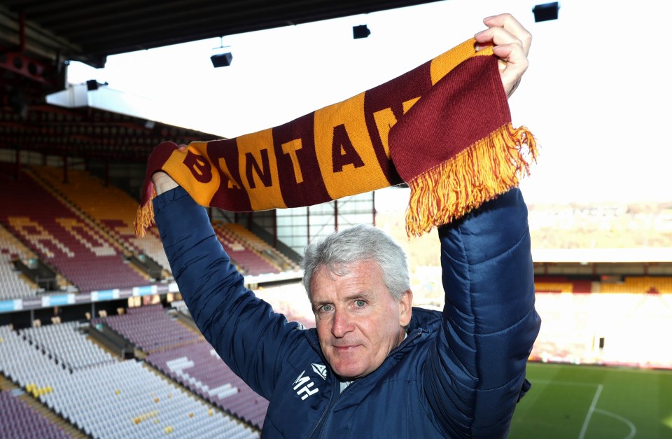 Mark Hughes was appointed Bradford boss in February