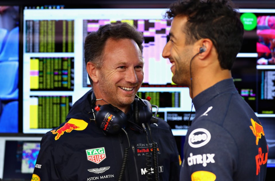 Daniel Ricciardo opted to dump Christian Horner after the 2018 season