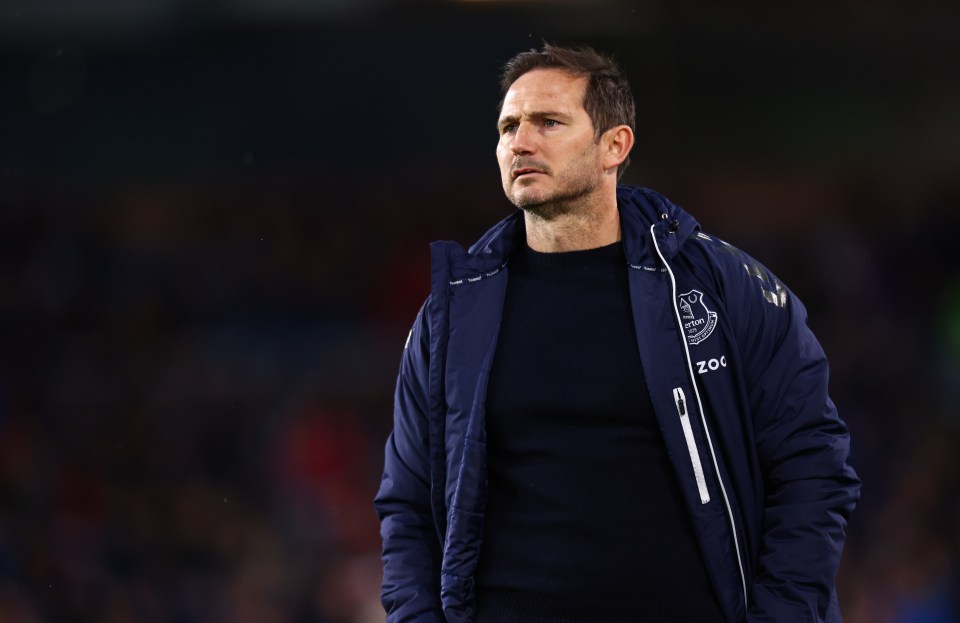 Lampard has led Everton to just two league wins in nine games