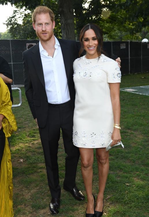 It was the first time the couple had met Her Majesty in two years