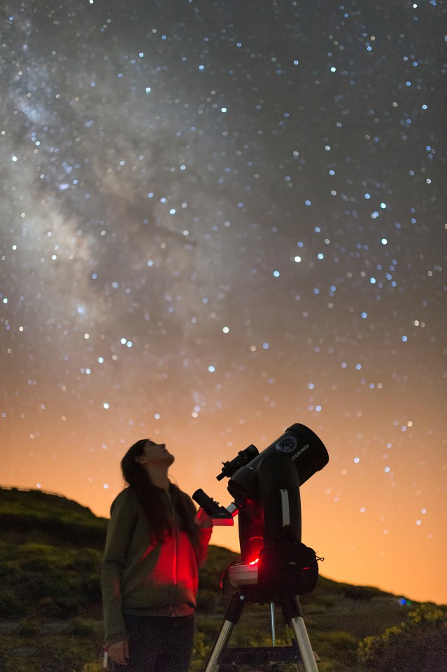 The island is home to the clearest skies in Europe