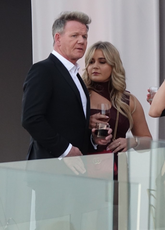 Gordon Ramsay was at Brooklyn and Nicola's wedding with daughter Holly