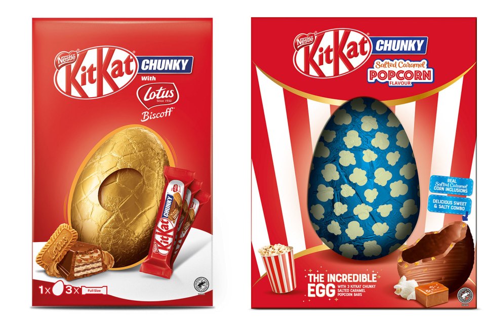 Both limited edition KITKAT chunky eggs sound delicious!