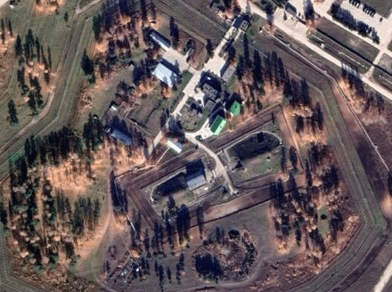 The Google pics show Russian command posts