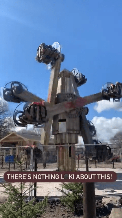 The new Loki ride at Drayton Manor has confused social media users