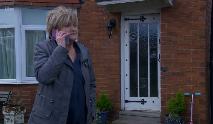 Hazel spoke to Jamie on the phone - revealing he is alive