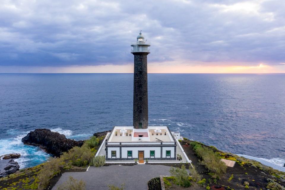 the light-house near Barlovento on the north coast