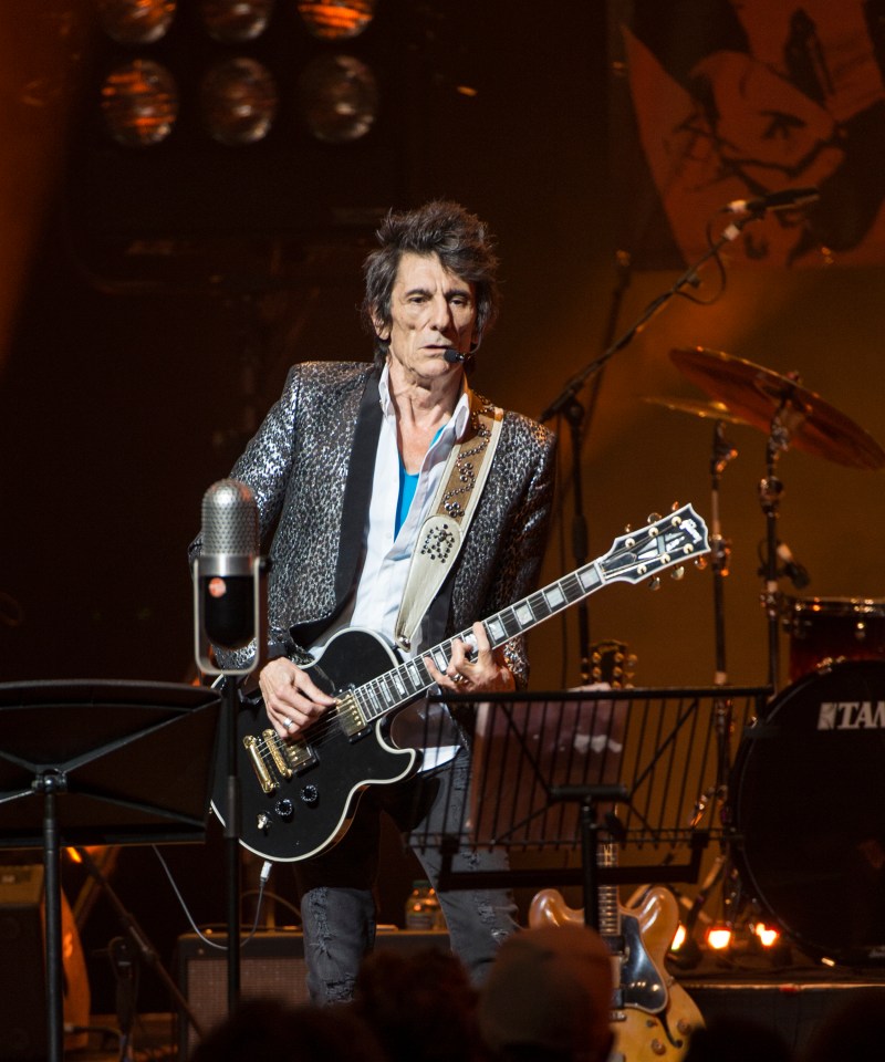 Rolling Stones legend Ronnie, 74, is said to be thrilled