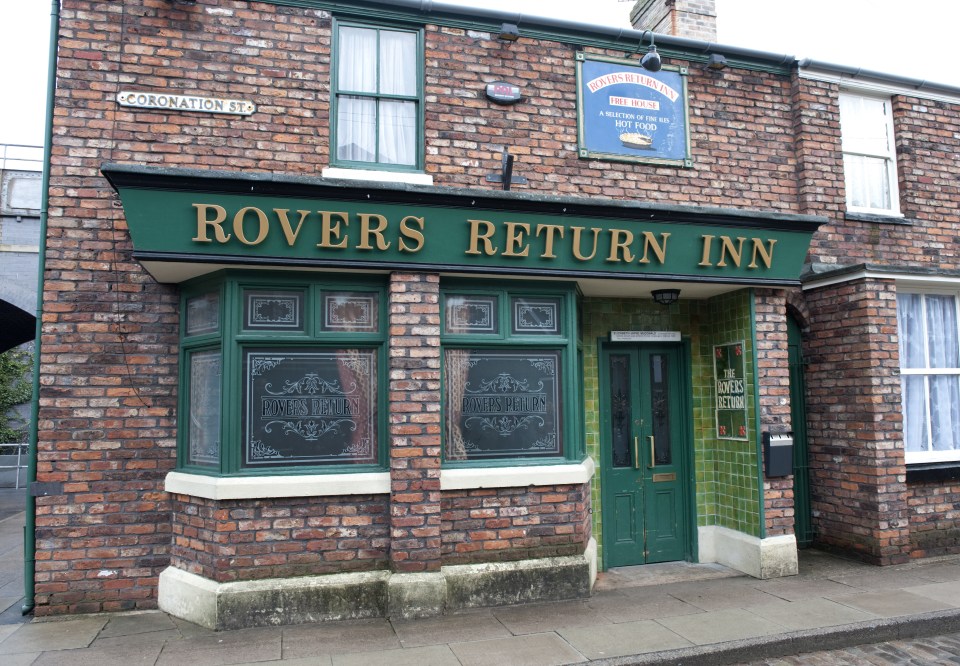 The Rovers Return Inn On The Set Of Coronation Street, At Granada Studios In Manchester, During The Soap's 50th Anniversary Year. (Photo by Mark Cuthbert/UK Press via Getty Images)