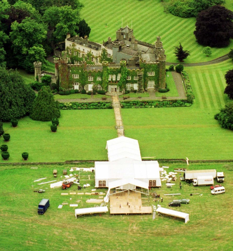 Posh and Becks rented Luttrellstown Castle, near Dublin