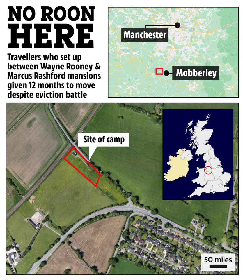 The site lies close to homes owned by some of the UK's wealthiest people