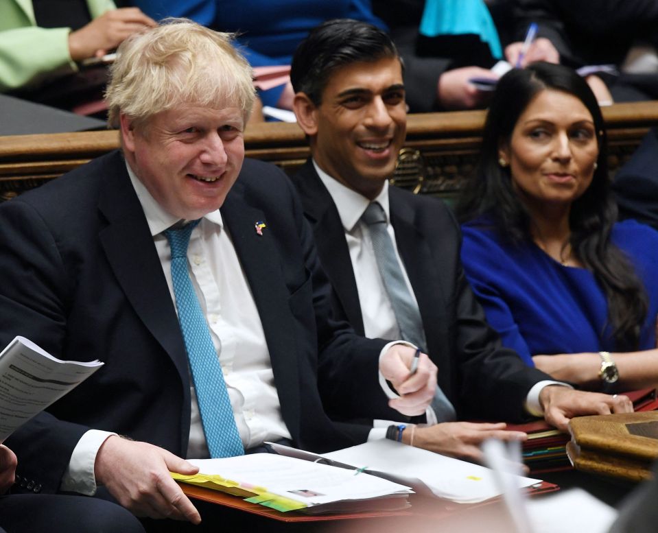 Rishi Sunak was given a morale-boosting pep talk by the PM as he considered his future over his family’s tax affairs