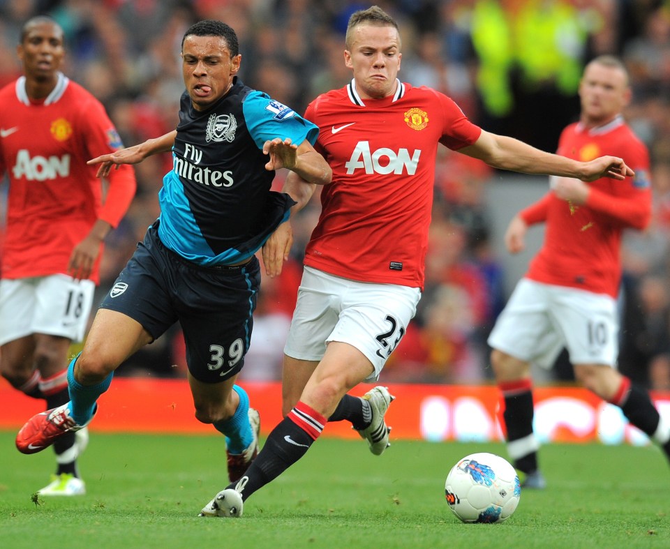 Coquelin made his Arsenal debut in the 8-2 defeat to Man Utd in 2011