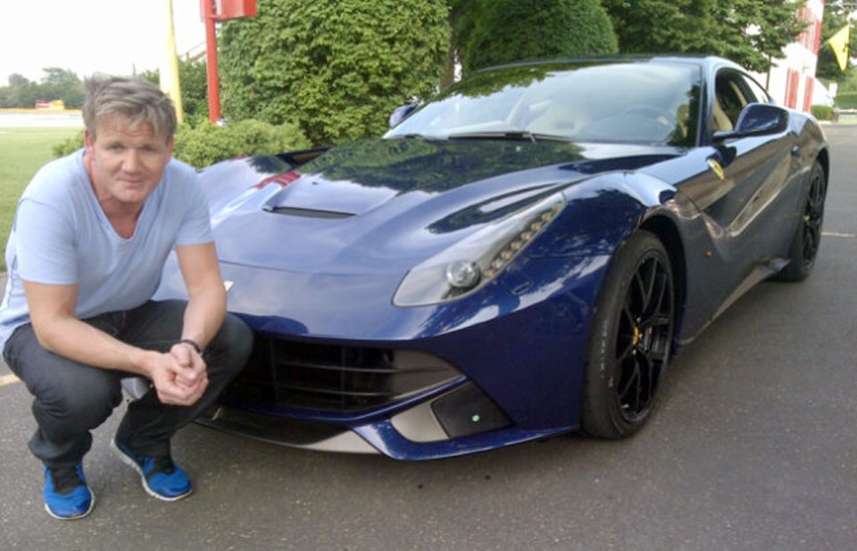 Gordon has an impressive collection of supercars