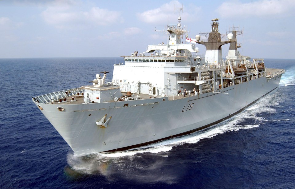 They drove off with tankers intended to power HMS Bulwark