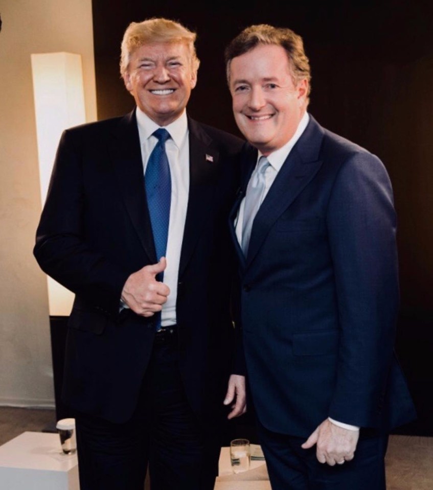 Trump and Piers have been friends for 15 years