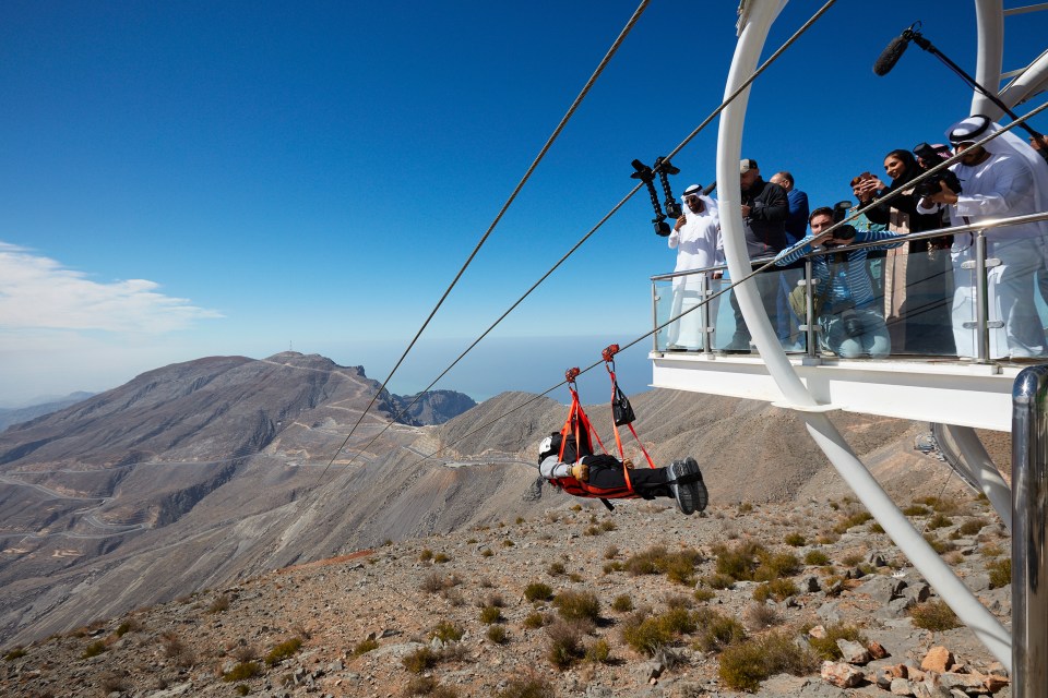 Ras Al-Khaimah is home to the world’s longest zip wire, the Jebel Jais Flight