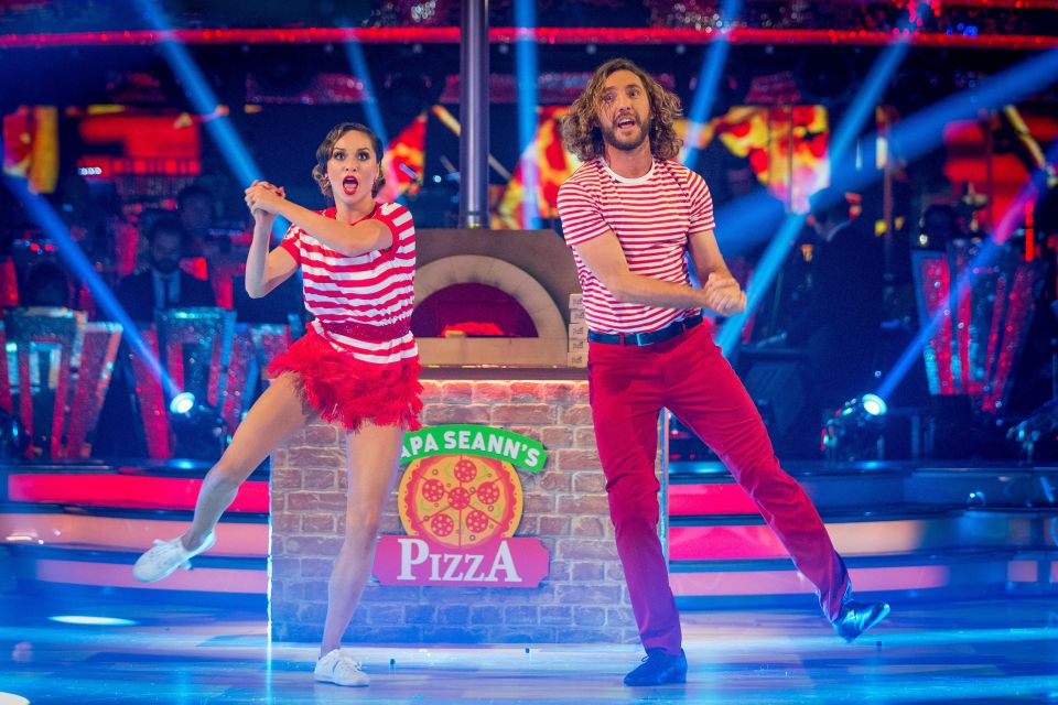 Katya and Seann on Strictly in 2018