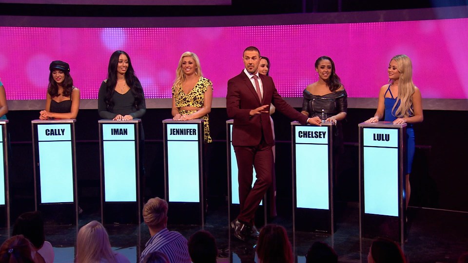 Paddy pictured on the Take Me Out set