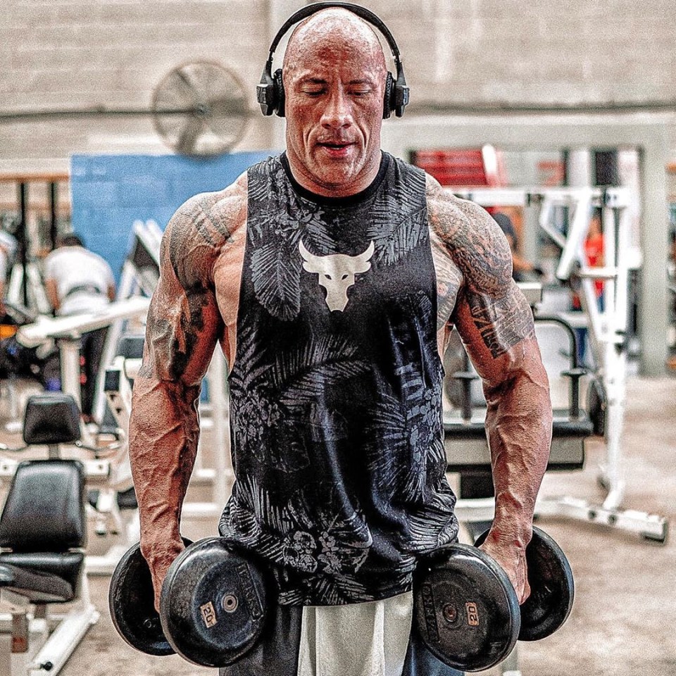 The Rock has a legendary fitness routine