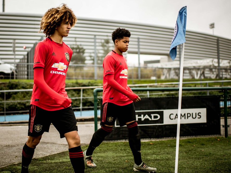 Hannibal Mejbri and Shola Shoretire have played for United this season