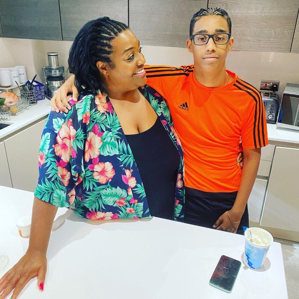 Alison Hammond adores her son Aiden, 17