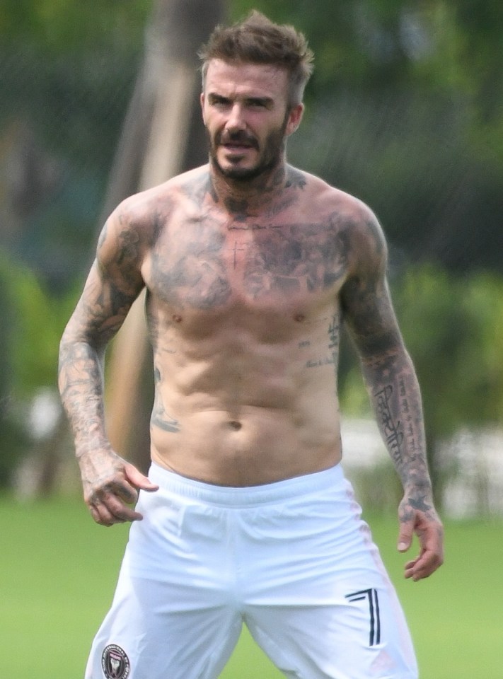 But he shouldn't fully follow in David Beckham's footsteps and get a boatload of tattoos