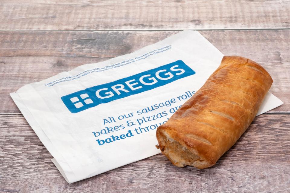 A high street bank is offering new customers 100 Greggs sausage rolls if they open an account