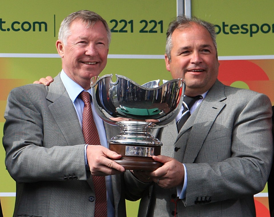 Fergie and Mason are top mates and have toasted the success of a number of the top racehorses they own together