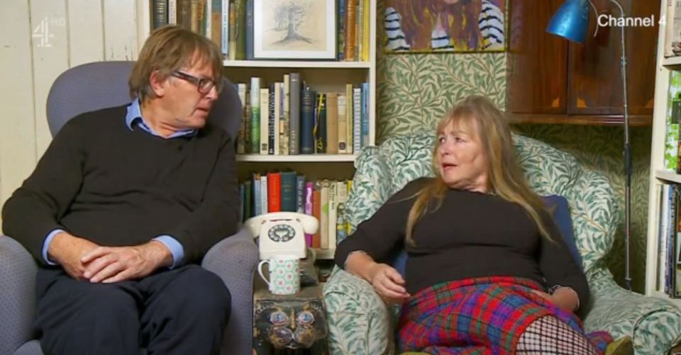 Gogglebox viewers called for Giles to get a new chair